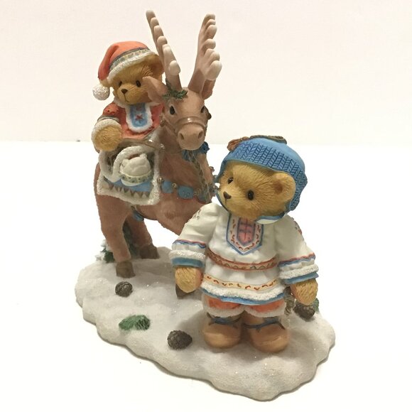 Cherished Teddies Sven And Liv 272159 All Paths Lead to Kindness Christmas 1997 - Picture 3 of 7
